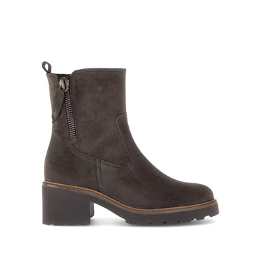 Bottines marron en cuir