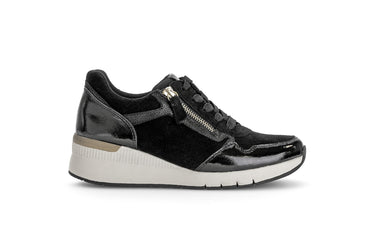 Baskets noires en cuir
