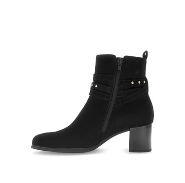 Bottines noires en cuir