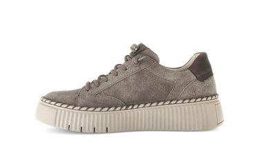 Baskets marron en cuir