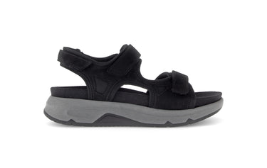 Sandales noires en daim
