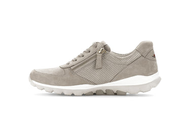 Baskets beiges en daim