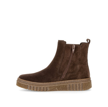 Bottines marron en daim