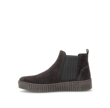 Bottines grises en daim