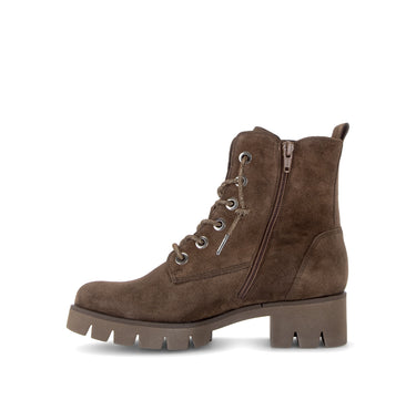 Bottines marron en daim