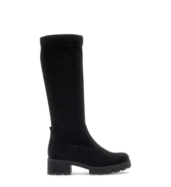 Bottes noires en daim