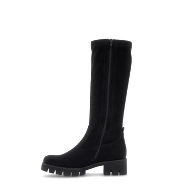 Bottes noires en daim