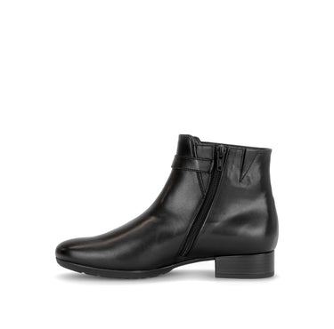 Bottines noires en cuir