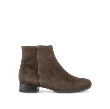 Bottines marron en daim