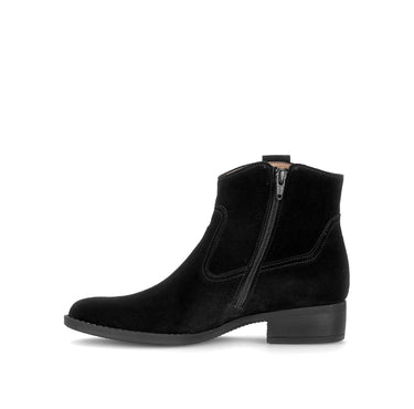 Bottines noires en daim (doublure intérieure cuir)