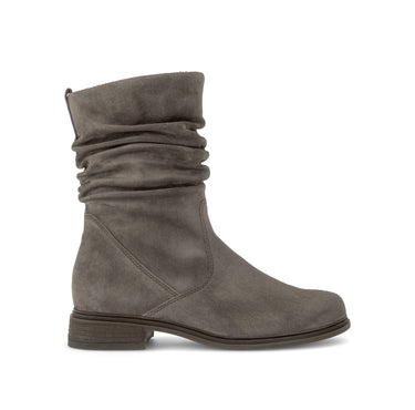 Bottines grises en daim