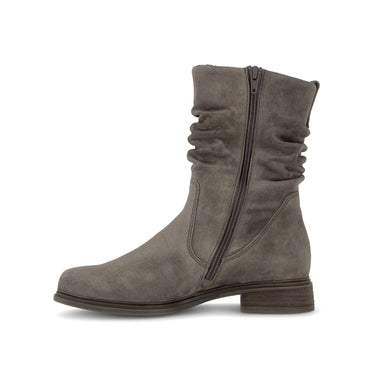 Bottines grises en daim