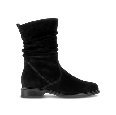Bottines noires en daim