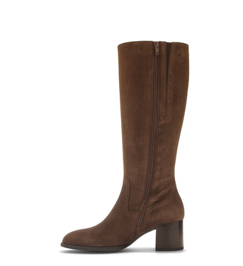 Bottes marron en daim
