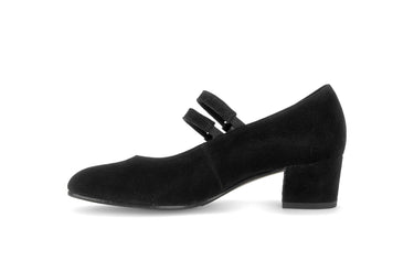 Escarpins noirs en daim