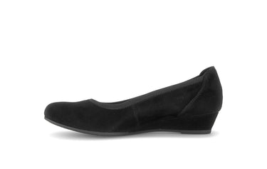 Ballerines noires en daim