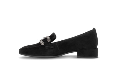 Mocassins noirs en daim