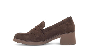 Mocassins marron en daim