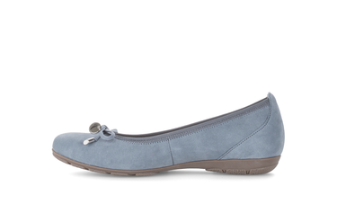 Ballerines bleues en daim