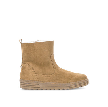 Bottines Cognac en daim - doublure intérieure chaude