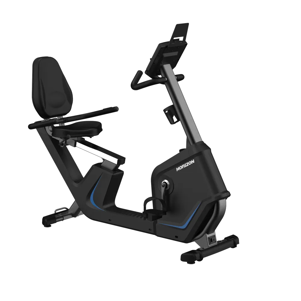 Halbliege Ergometer Horizon Fitness 5.0RI - Recumbent Bike Seitenansicht