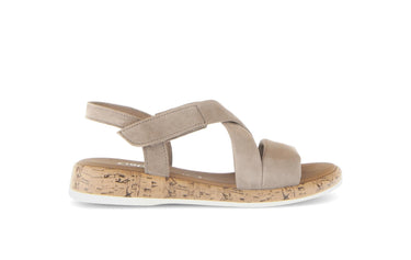 Sandales beiges en daim