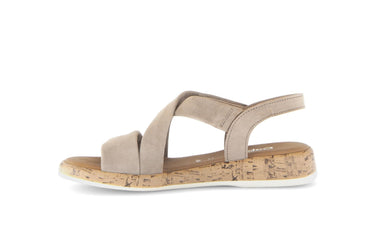 Sandales beiges en daim