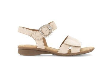 Sandales beiges en daim