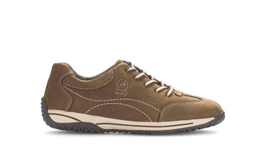 Baskets cognac en daim