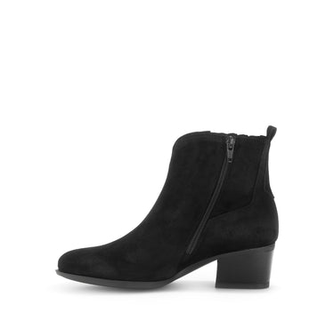 Bottines noires en cuir