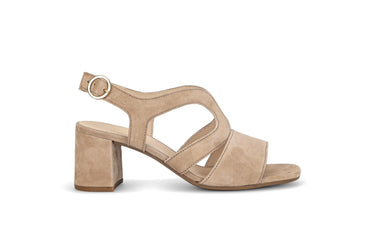Sandales beiges en daim
