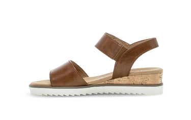 Sandales marron en cuir
