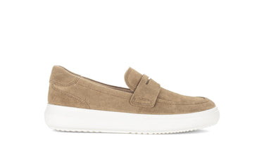 Mocassin beige en daim