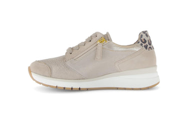 Baskets beiges en daim (adaptées Hallux Valgus)