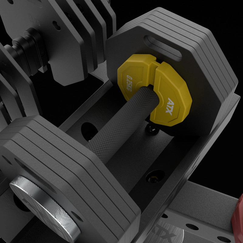 ATX® Verstellbare Kurzhanteln - Octa Dumbbells - 2 x 24 kg Zusatzgewichte