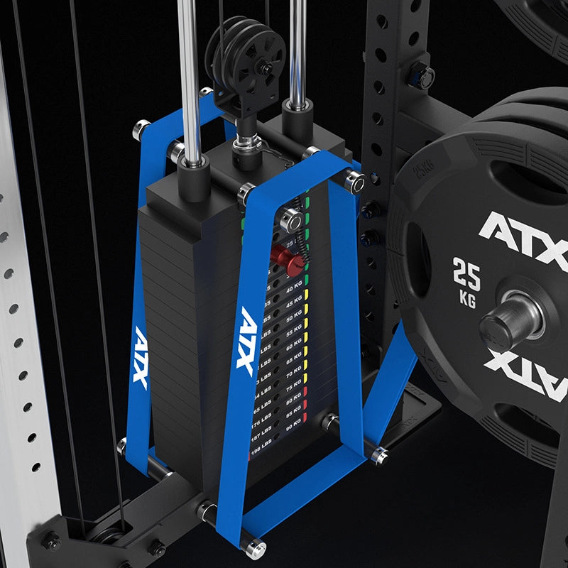 ATX® Cable Cross Rack mit 2 x 90 kg Steckgewichten Gewichtsblock