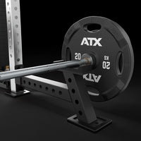 ATX® Cable Half Rack mit 2 x 90 kg Steckgewichte Deadlift Frontablage
