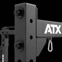ATX® Half Rack 510 mit Latzugstation - 100 kg Steckgewichte - Höhe 195 cm stabile Bauweise