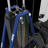 ATX® Half Rack 780 mit Extension und Latzug Steckgewichte 125 kg Block
