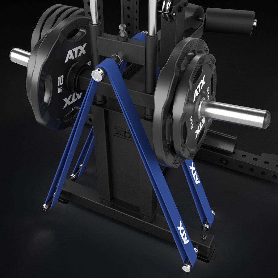 ATX® Half Rack 780 mit Extension und Latzug Plate Load