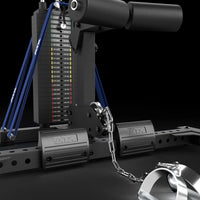 ATX® Half Rack 780 mit Extension und Latzug Steckgewichte Fußstützen