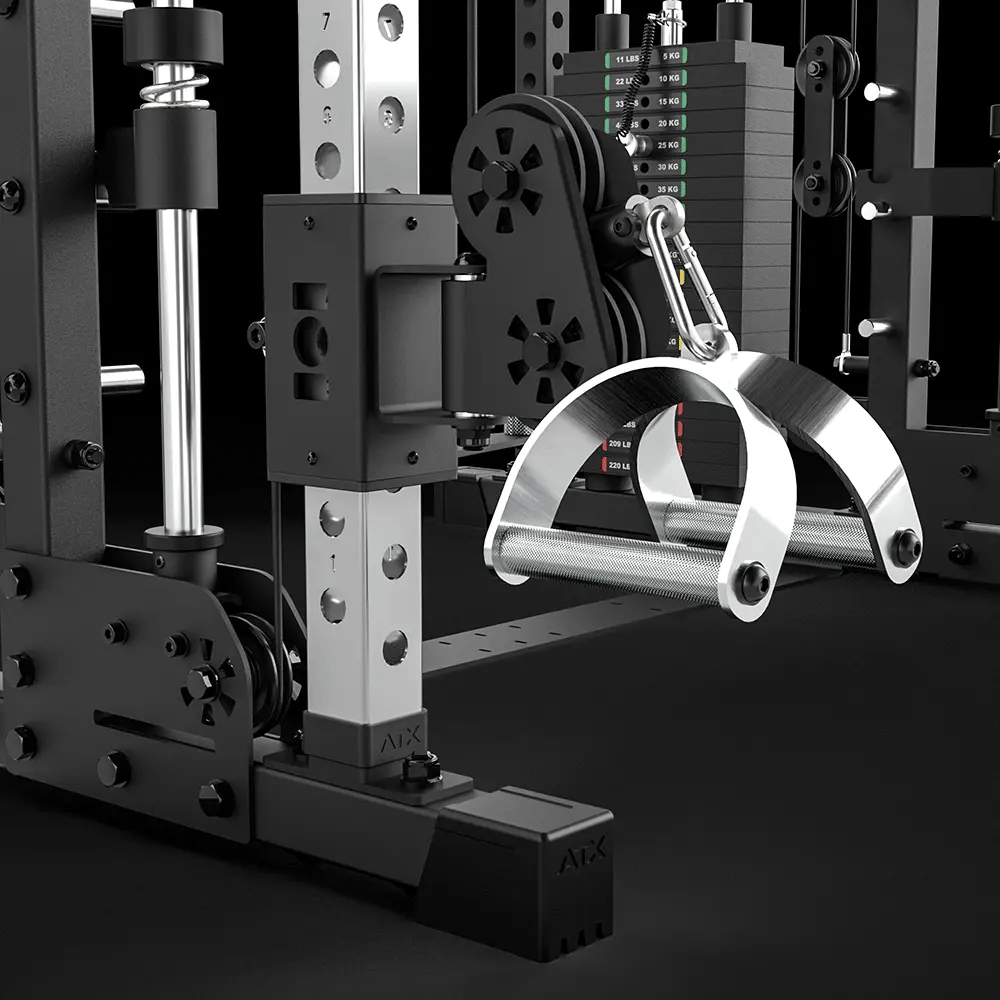 ATX® Multi Smith Rack - Höhe 215 cm - 2 × 100 kg Bein-/ Fußstütze
