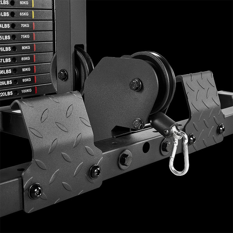 ATX® Power Rack 510 complete station with lat pull-down station 100 kg weights - height 198 cm