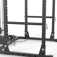 ATX® Power Rack PRX-520-XS mit Plate Load Latzug - Höhe 215 cm Notablagen