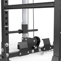 ATX® Power Rack PRX-520-XS mit Plate Load Latzug - Höhe 215 cm Scheibenaufnahme