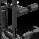 ATX® Power Rack 640/660 mit Latzug - Hantelscheiben Beinstütze