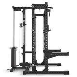 ATX® Half Rack 780 mit Extension und Latzug Steckgewichte seitliche Ansicht