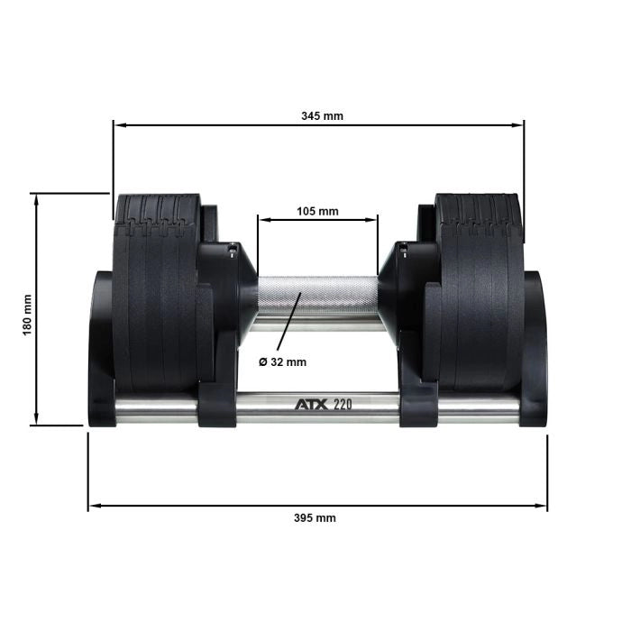 Nüobell® Kompakthanteln 2 - 20 kg