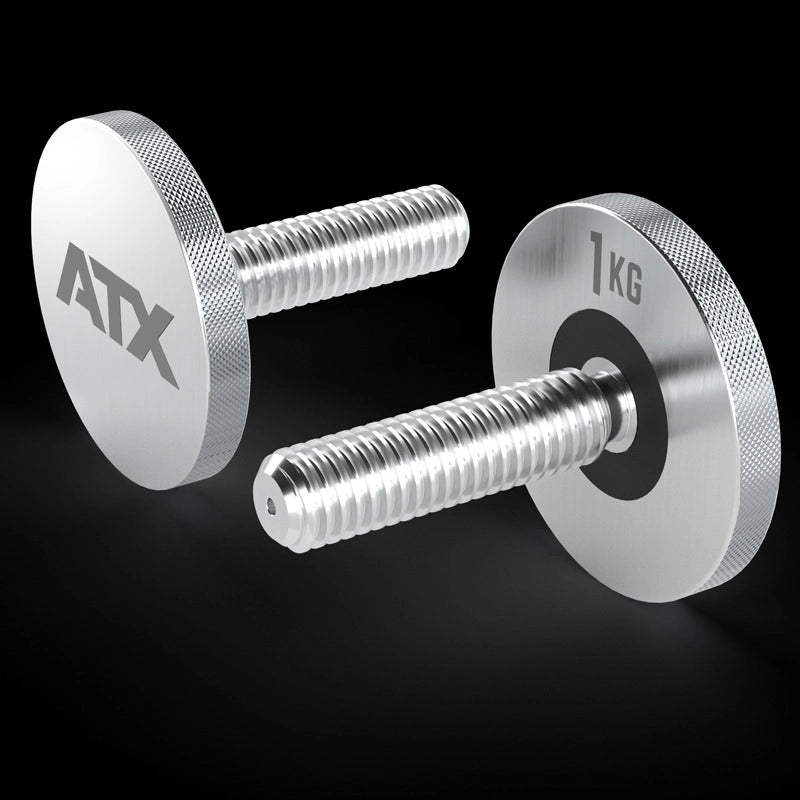 ATX® Verstellbare Kurzhanteln - Octa Dumbbells - 2 x 24 kg Gewindeverschlüsse