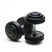 CHD Hantel gummiert 2,5kg Steigung - 27,5kg Paar